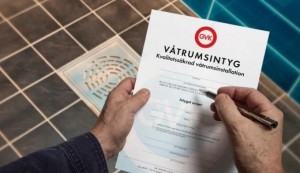 Fuktspärr genom GVK, Svensk våtrumskontroll